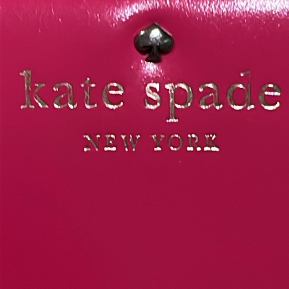 ♠️Kate Spade Large Zip Continental Wallet Deep Pink - Picture 2 of 16